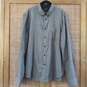 rag & bone - Mens Long Sleeve button down shirt - Black and Grey